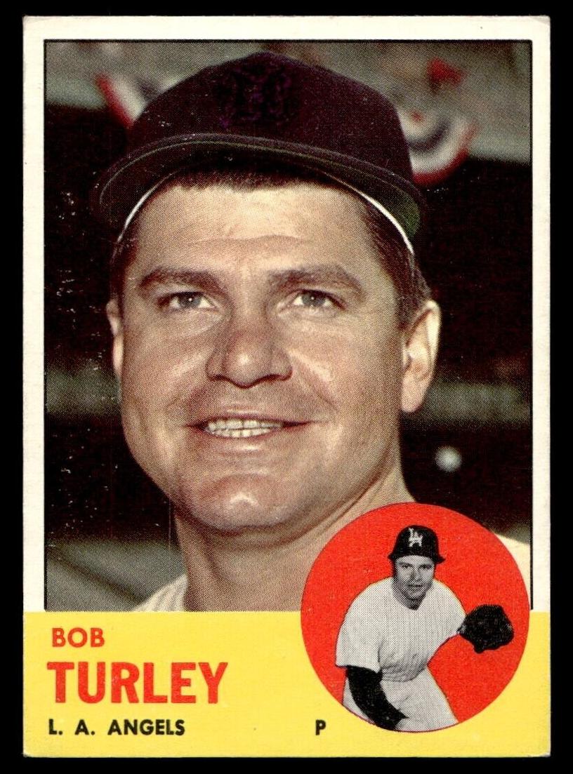 1963 Topps Bob Turley #322 card