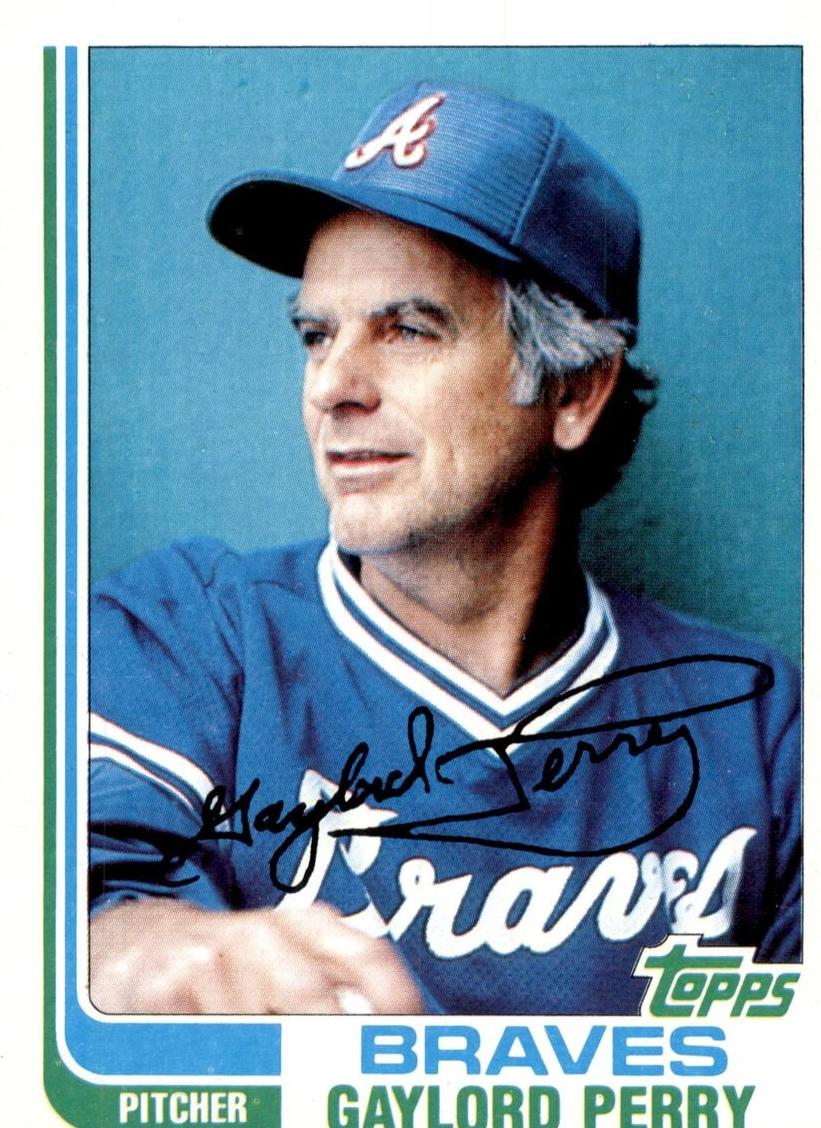 1982 Topps Gaylord Perry #115 card
