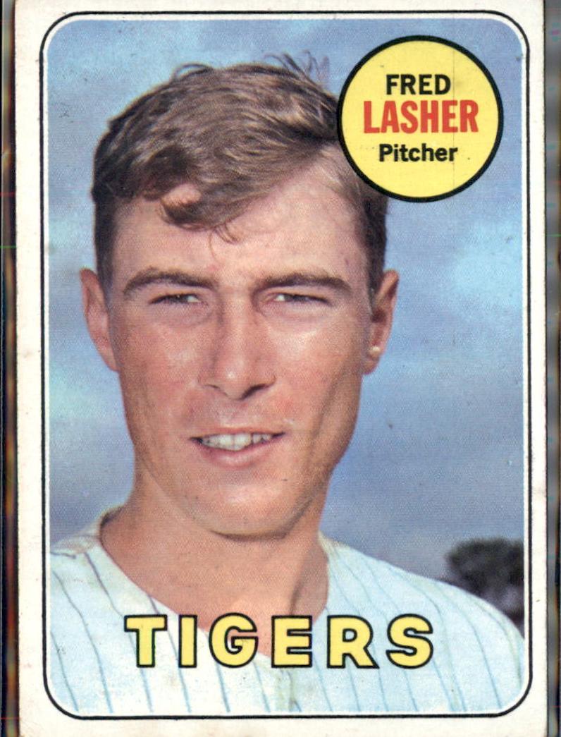 1969 Topps Fred Lasher #373 card