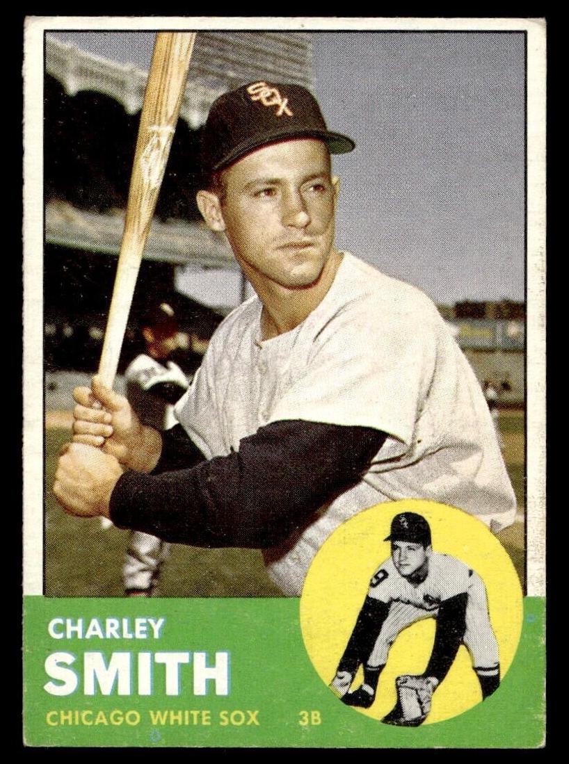 1963 Topps Charley Smith #424 card