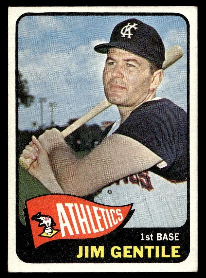 1965 Topps Jim Gentile #365 card