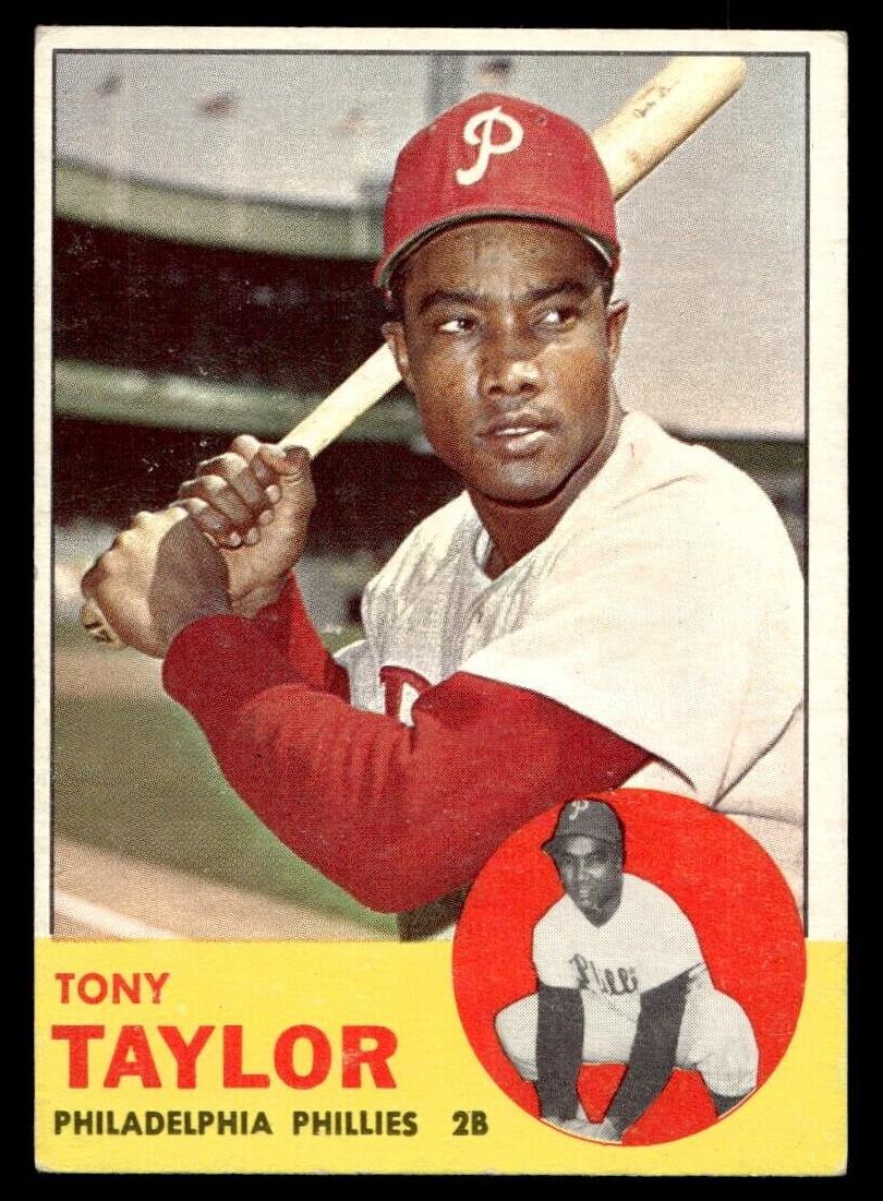 1963 Topps Tony Taylor #366 card
