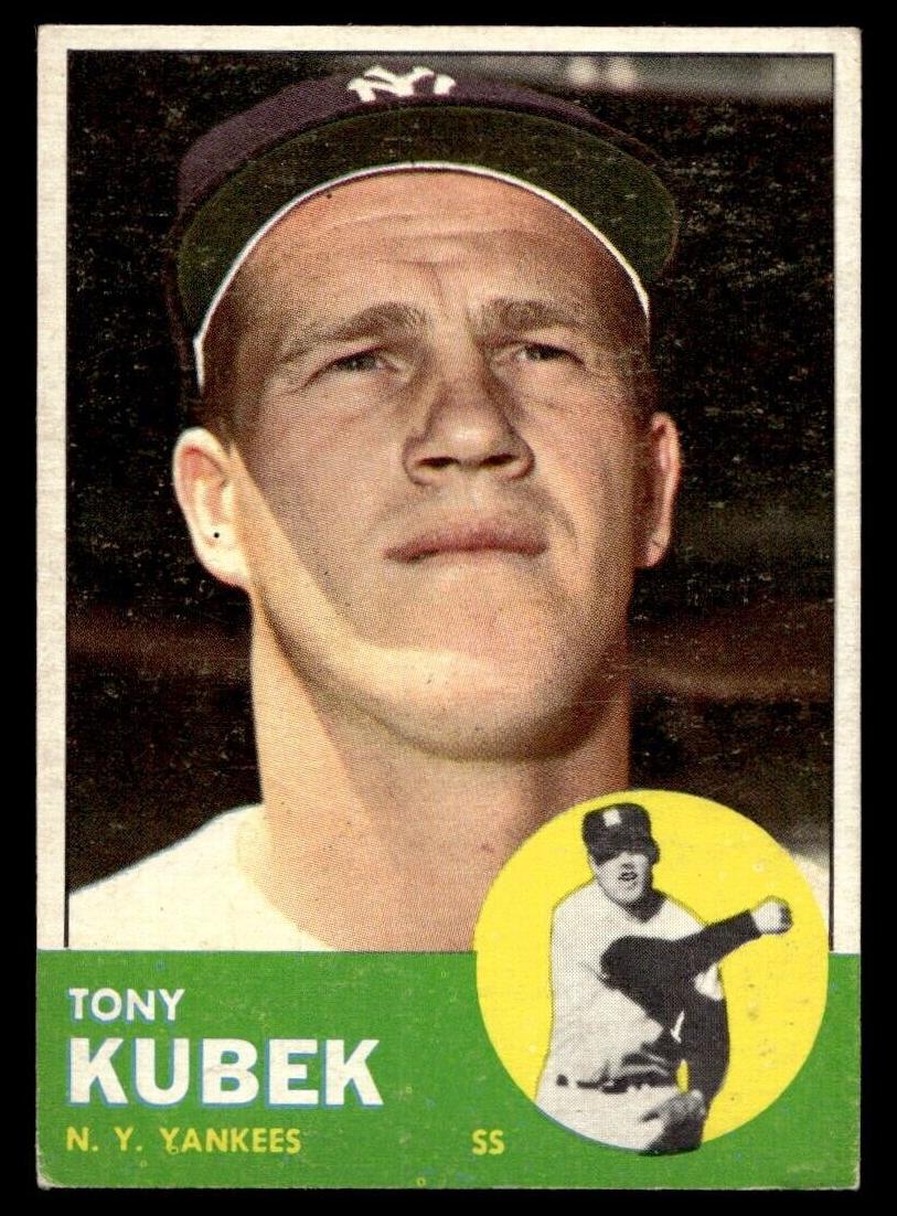 1963 Topps Tony Kubek #20 card