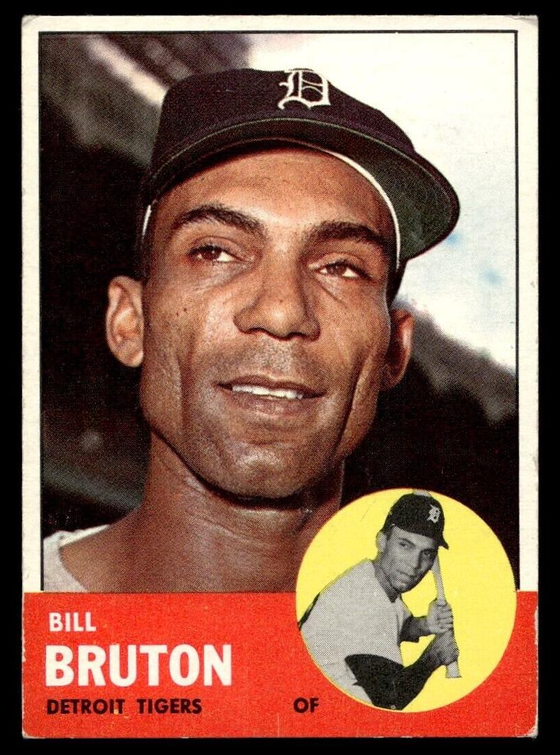1963 Topps Bill Bruton #437 card
