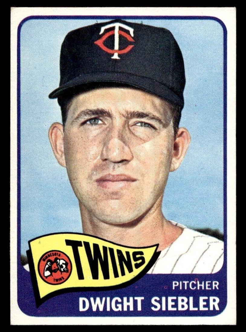 1965 Topps Dwight Siebler #326 card