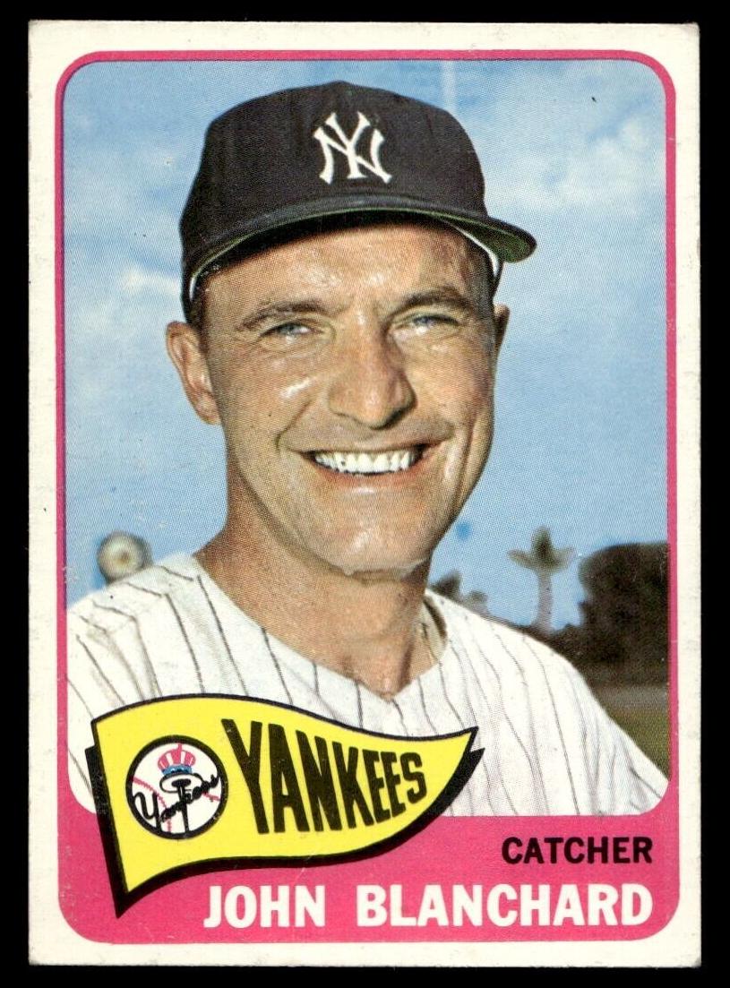 1965 Topps John Blanchard #388 card