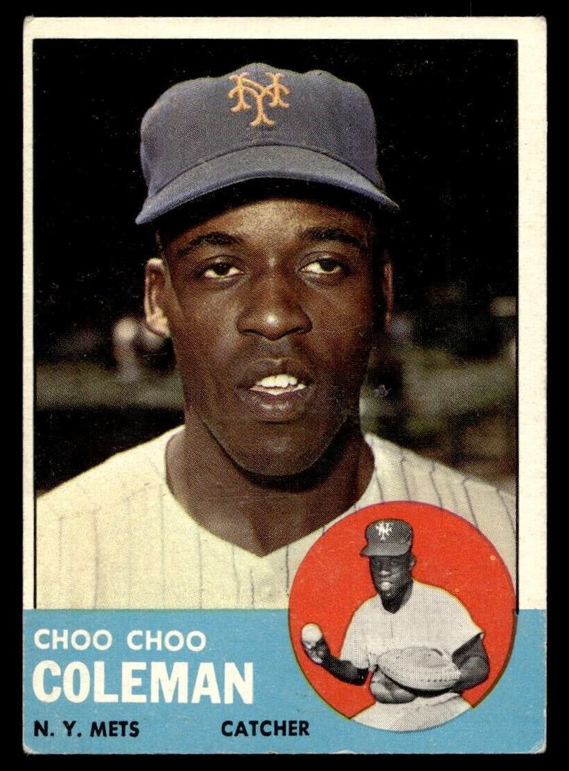 1963 Topps Choo Choo Coleman #27 card