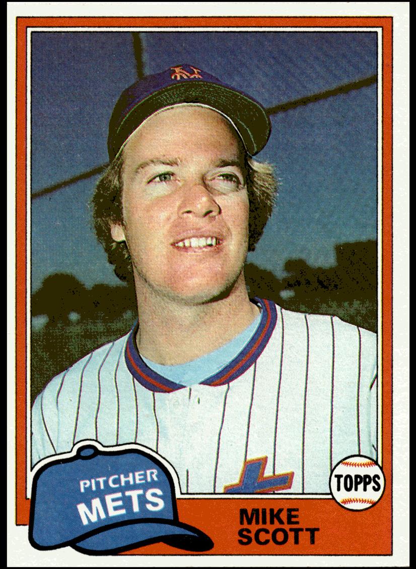 1981 Topps Mike Scott #109 card