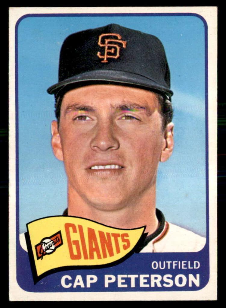 1965 Topps Cap Peterson #512 card