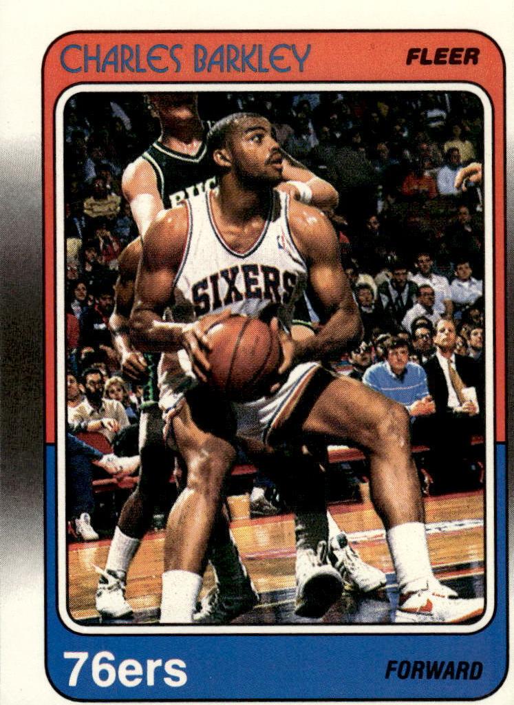 1988 Fleer #85 Charles Barkley front