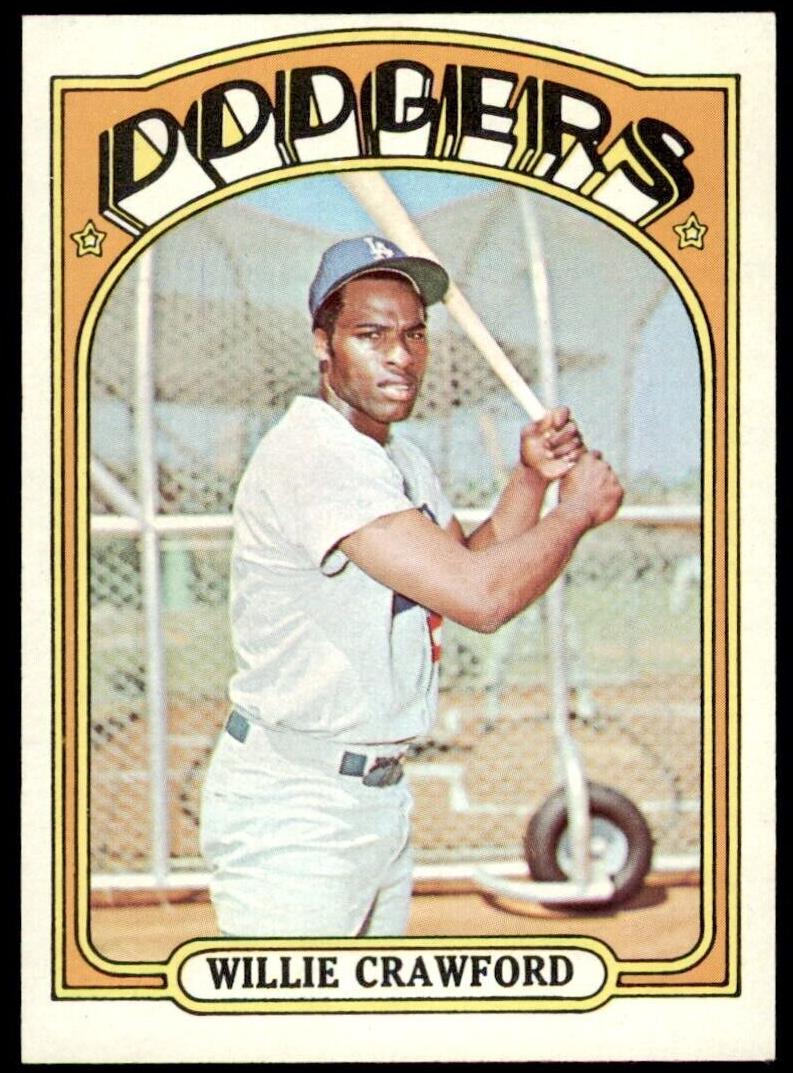 1972 Topps Willie Crawford #669 card