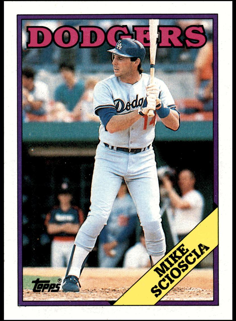 1988 Topps Mike Scioscia #225 card