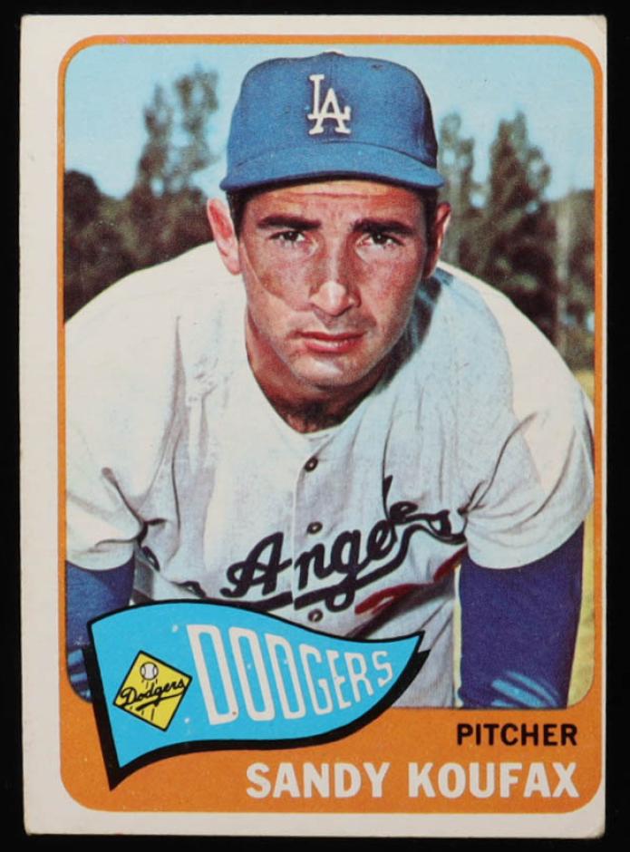 1965 Topps #300 Sandy Koufax front
