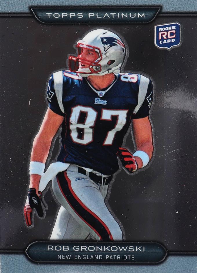 2010 Topps Platinum Rob Gronkowski #122 card