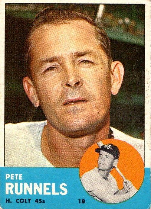 1963 Topps Pete Runnels #230 card