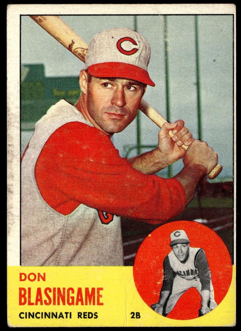 1963 Topps Don Blasingame #518 card