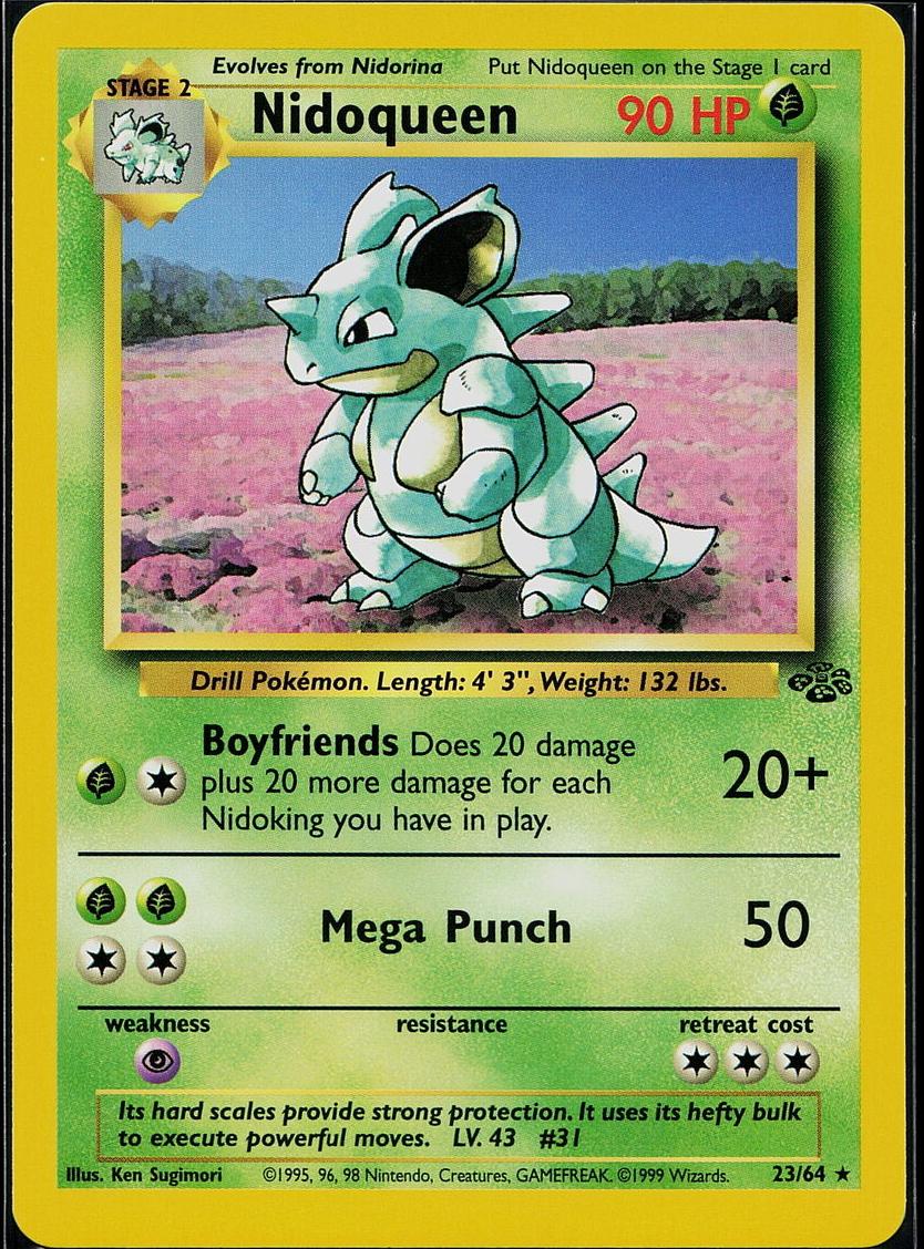 Nidoqueen 1999 Pokemon Jungle