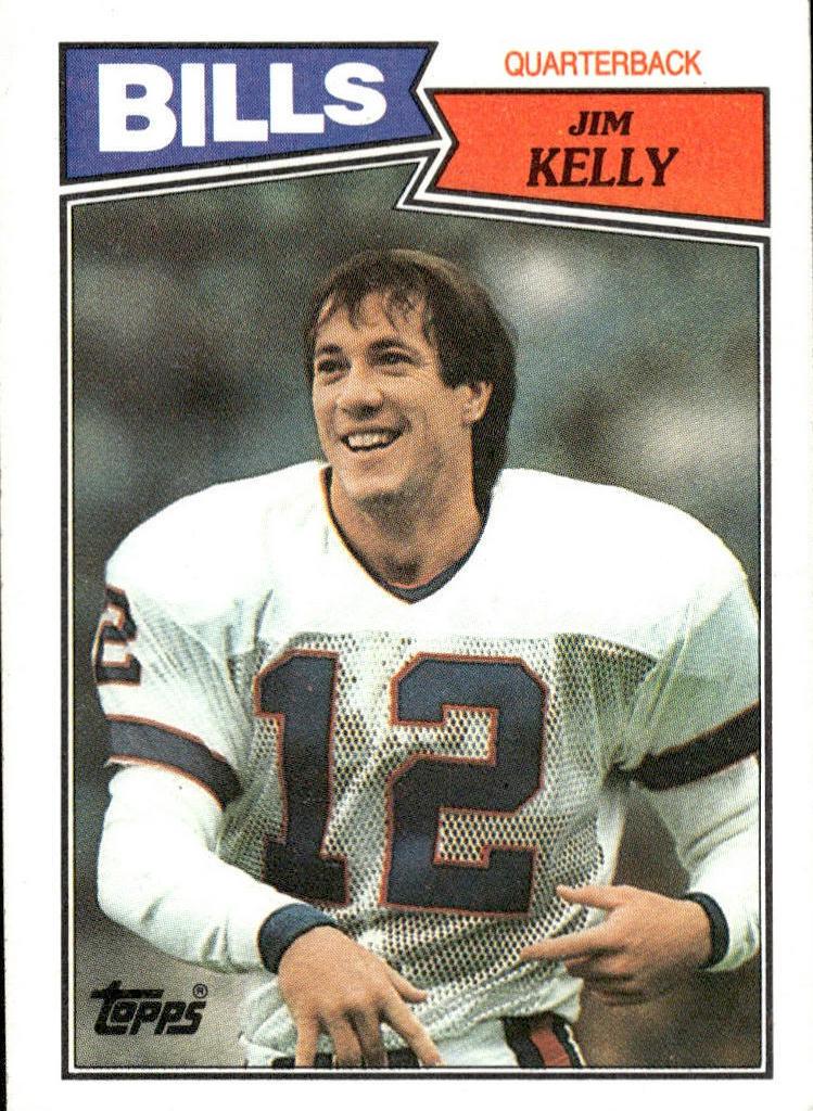Jim Kelly 1987 Topps Football
