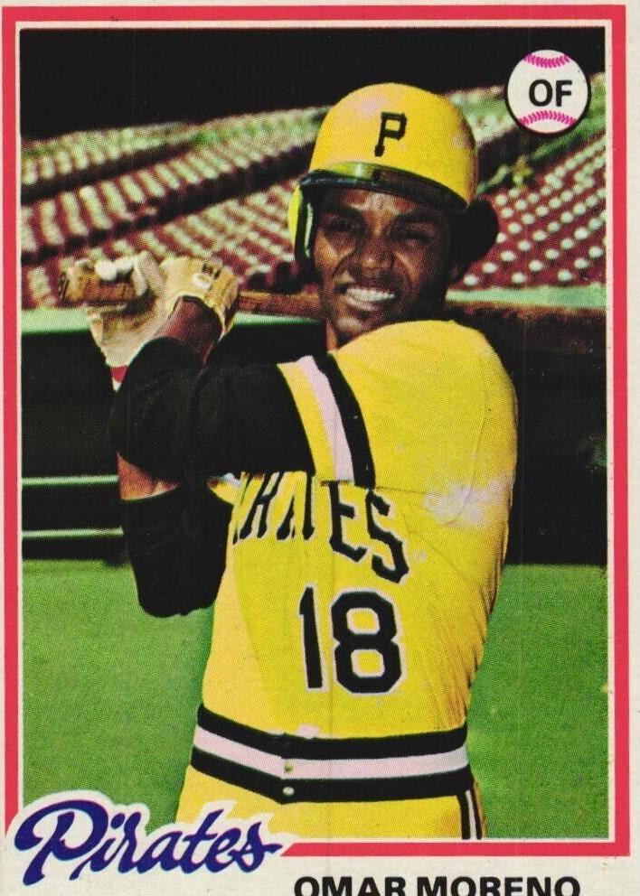 1978 Topps Omar Moreno #283 card