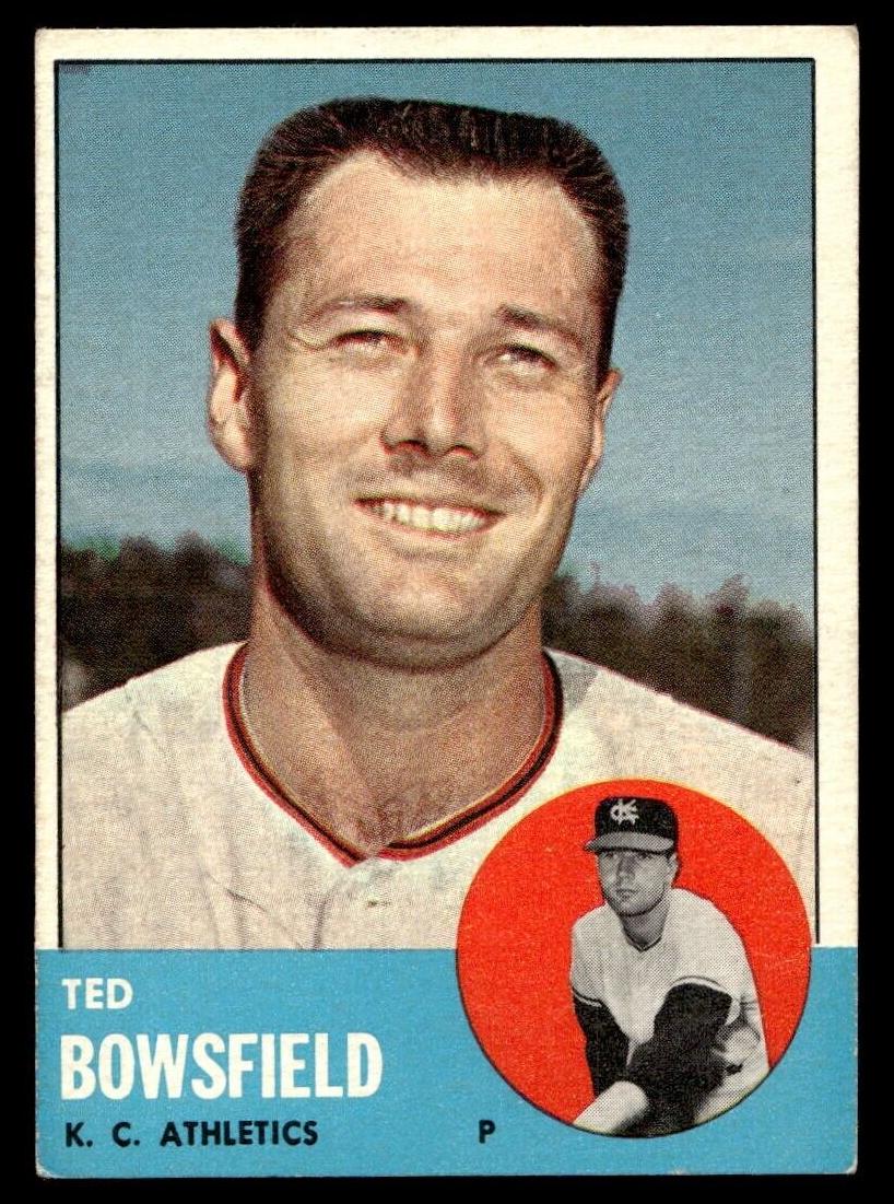 1963 Topps Ted Bowsfield #339 card