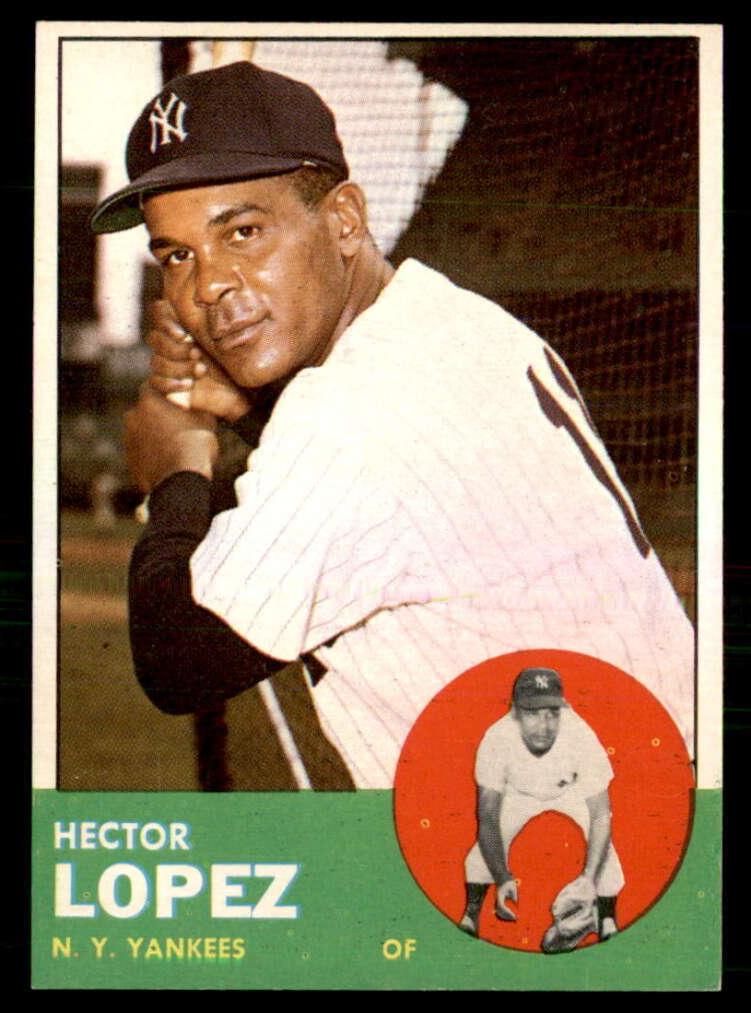 1963 Topps Hector Lopez #92 card