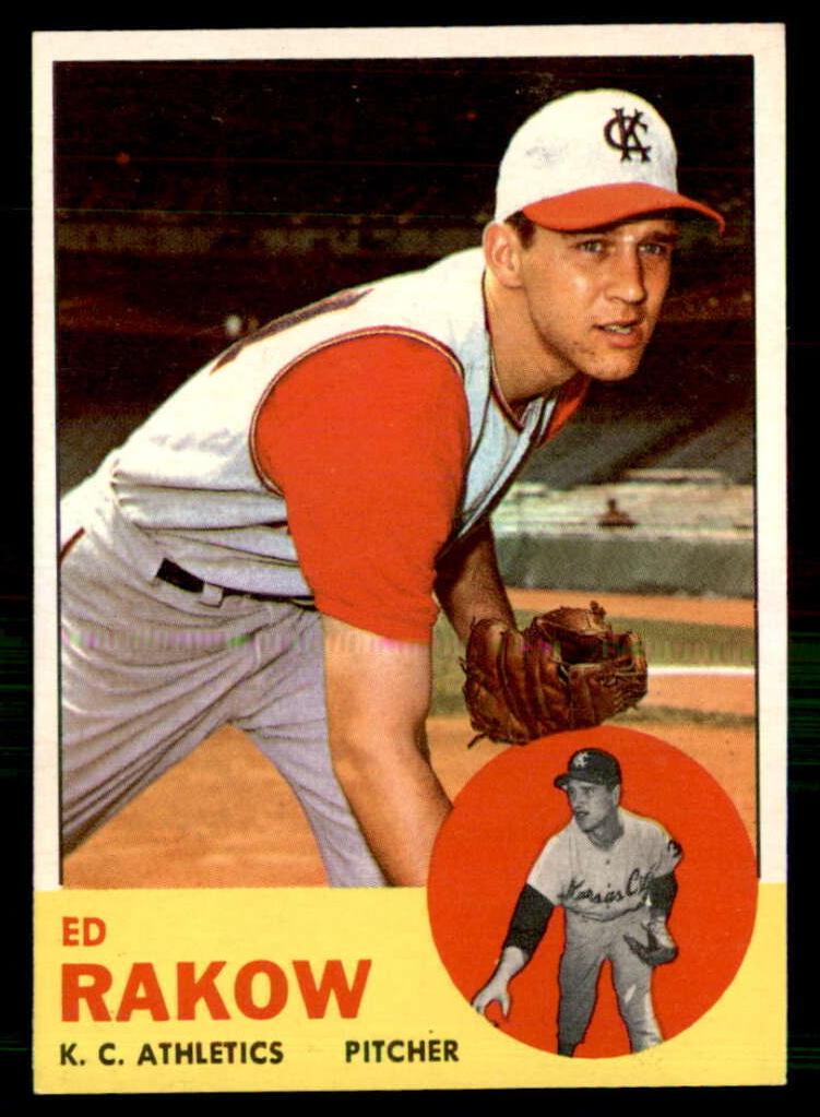 1963 Topps Ed Rakow #82 card
