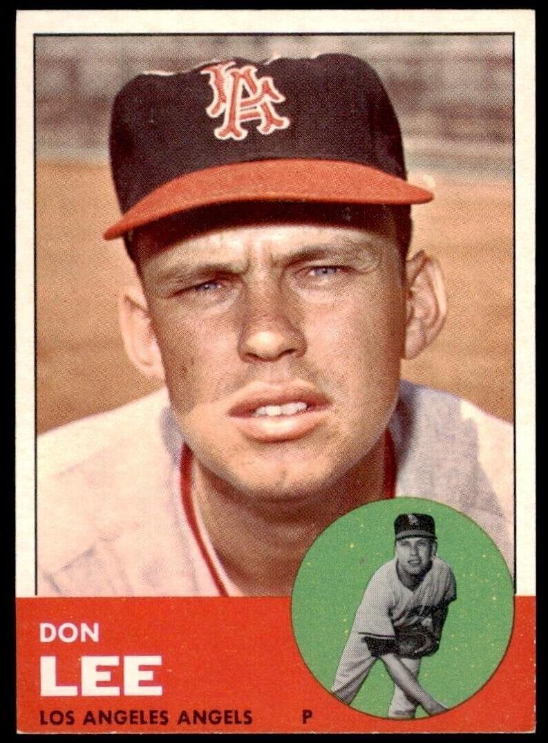 1963 Topps Don Lee #372 card