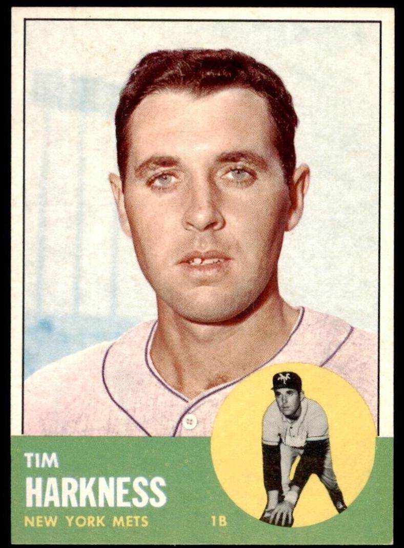 1963 Topps Tim Harkness #436 card