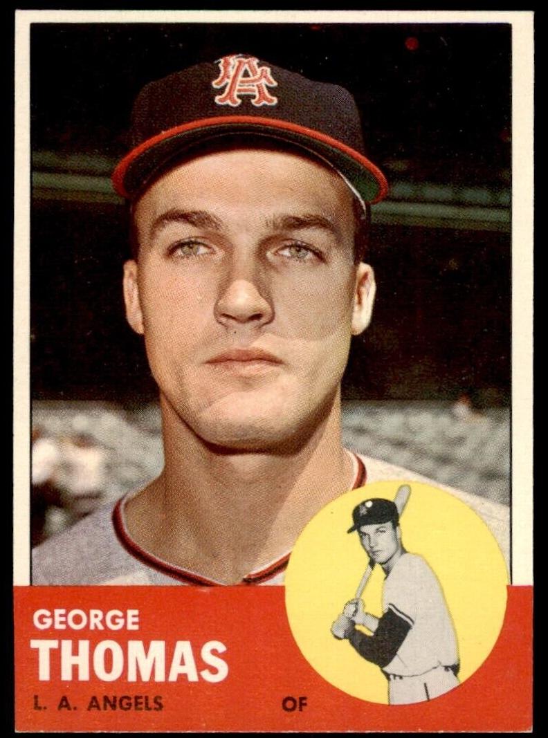 1963 Topps George Thomas #98 card