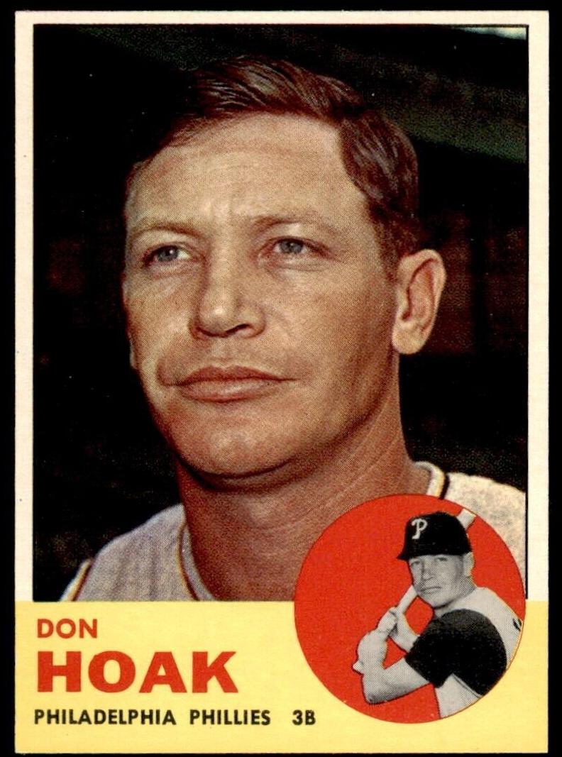 1963 Topps Don Hoak #305 card