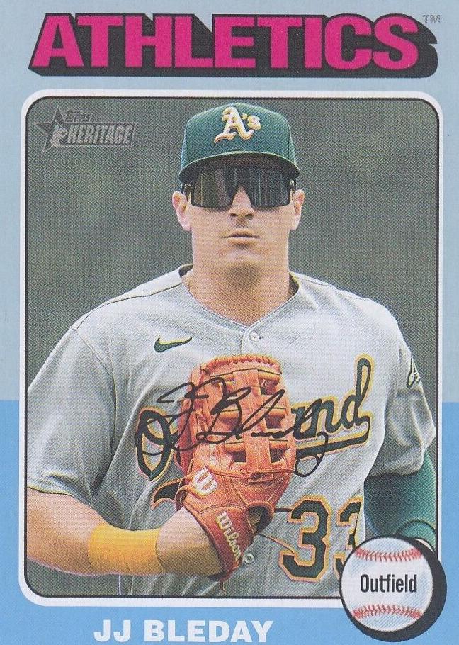 2024 Topps Heritage JJ Bleday #23 card