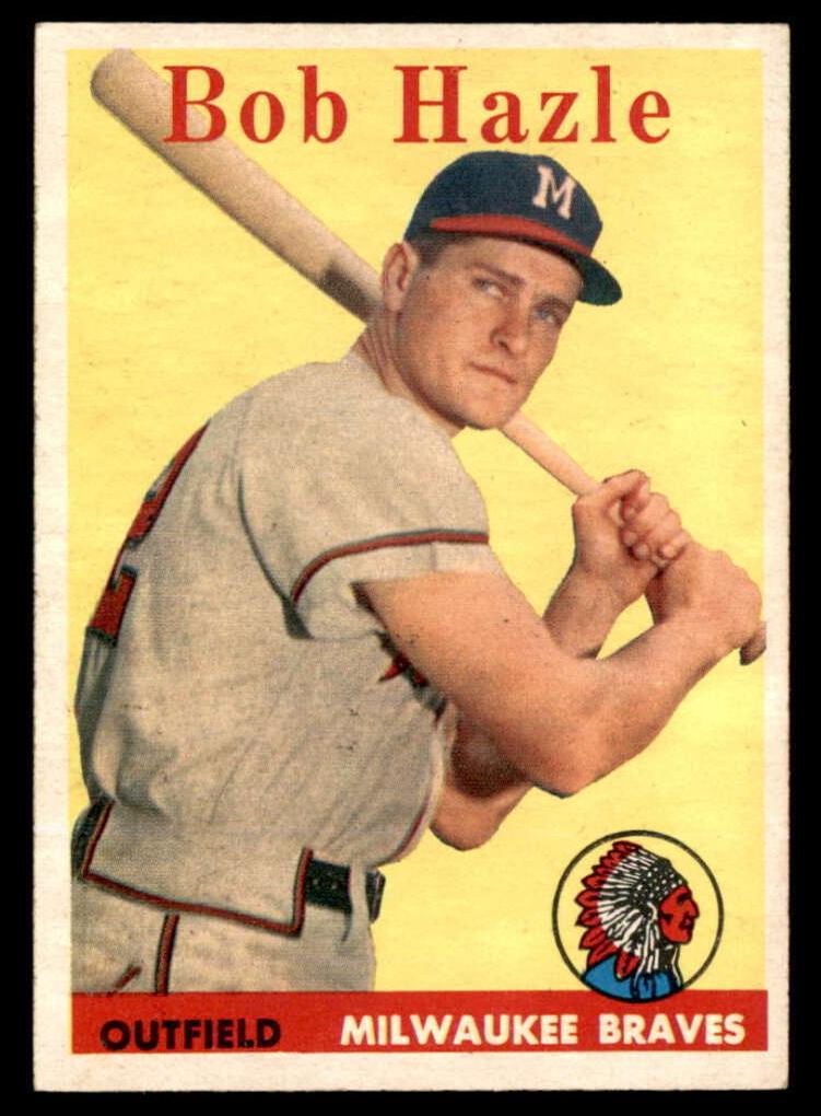1958 Topps Bob Hazle #83 card