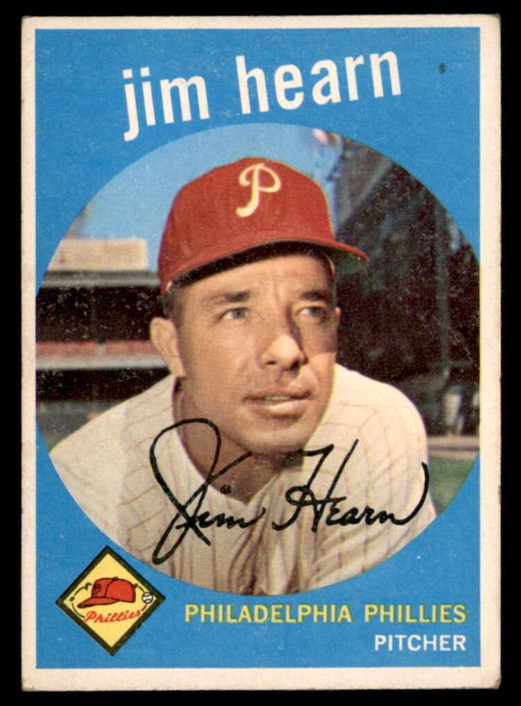 1959 Topps Jim Hearn #63 card