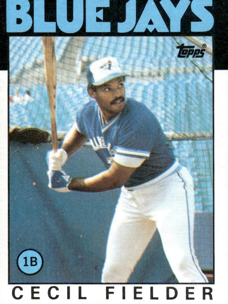 Cecil Fielder 1986 Topps Baseball