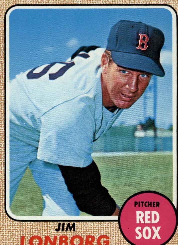 1968 Topps Jim Lonborg #460 card