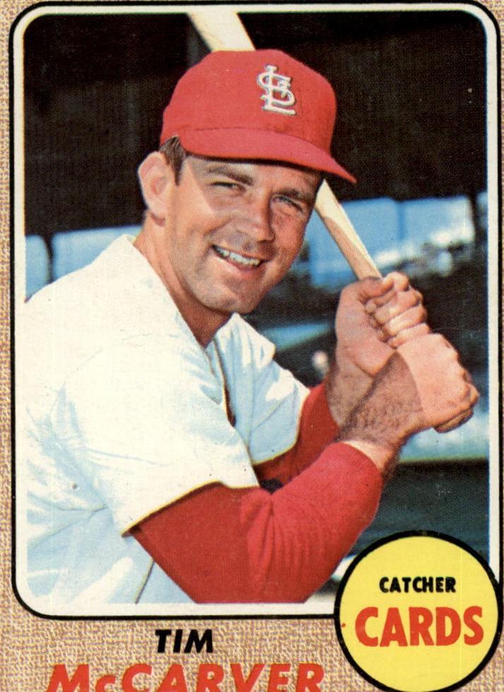 1968 Topps Tim McCarver #275 card