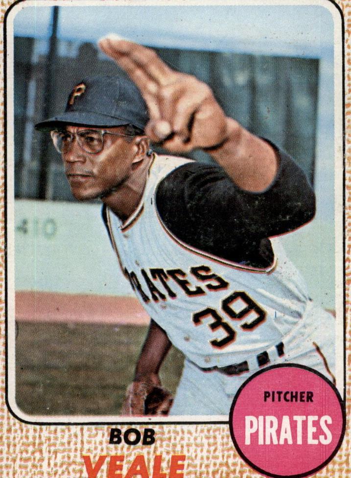 1968 Topps Bob Veale #70 card
