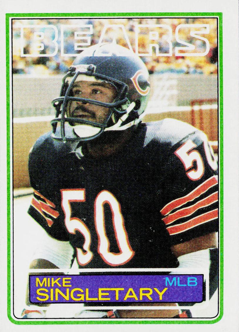 Mike Singletary 1983 Topps Football