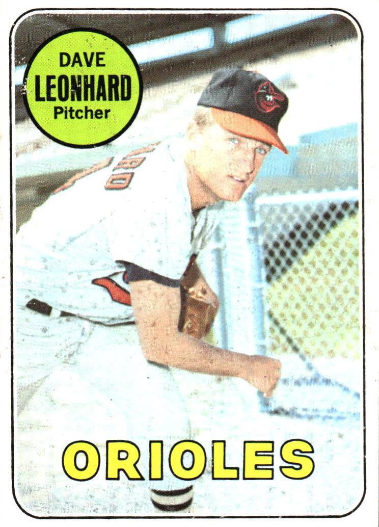 1969 Topps Dave Leonhard #228 card