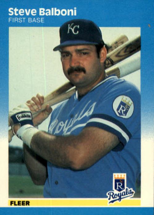 1987 Steve Balboni #362