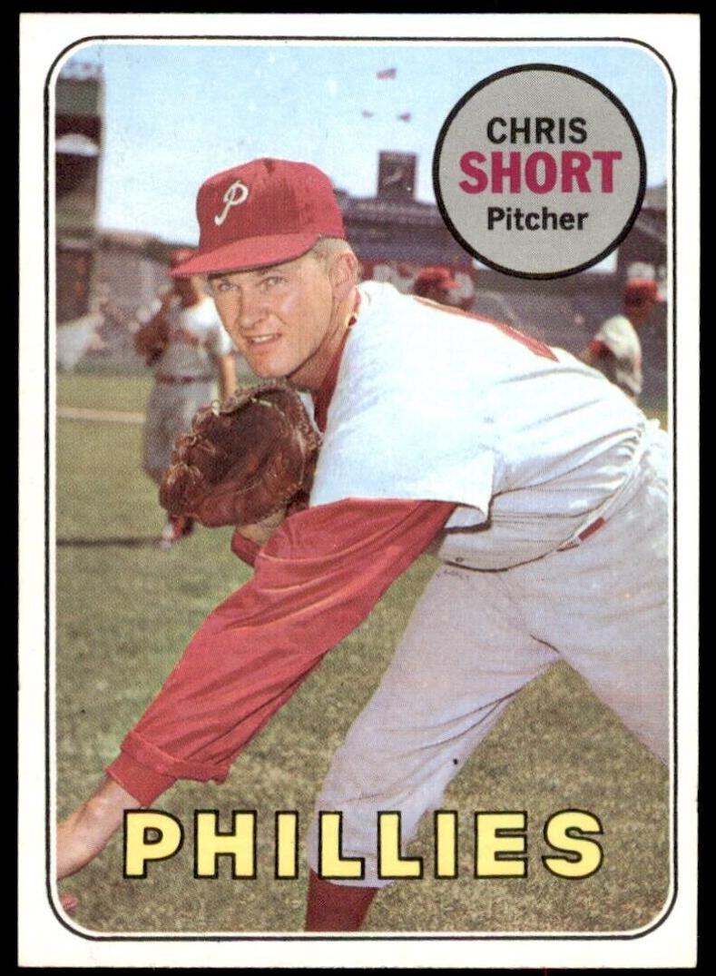 1969 Topps Chris Short #395 card