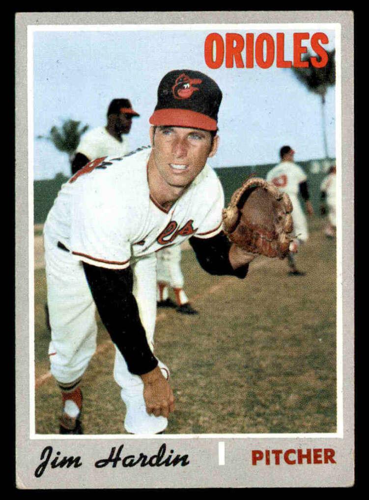 1970 Topps Jim Hardin #656 card