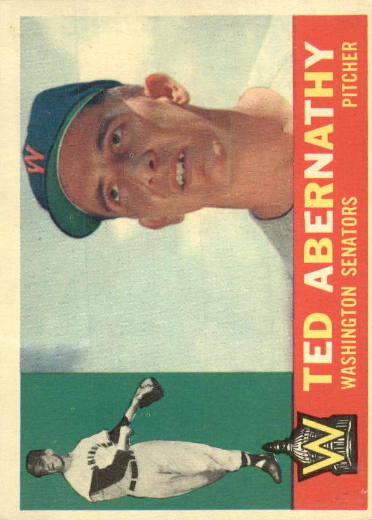 1960 Topps Ted Abernathy #334 card