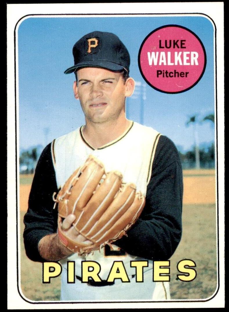 1969 Topps Luke Walker #36 card