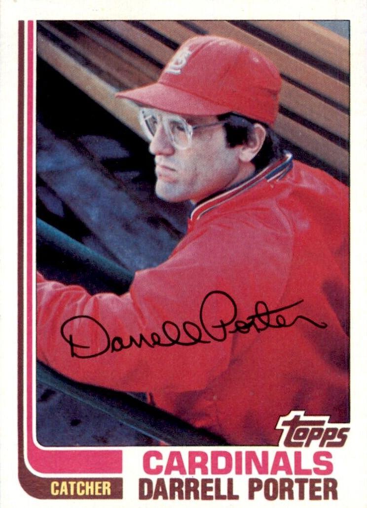 1982 Topps Darrell Porter #447 card