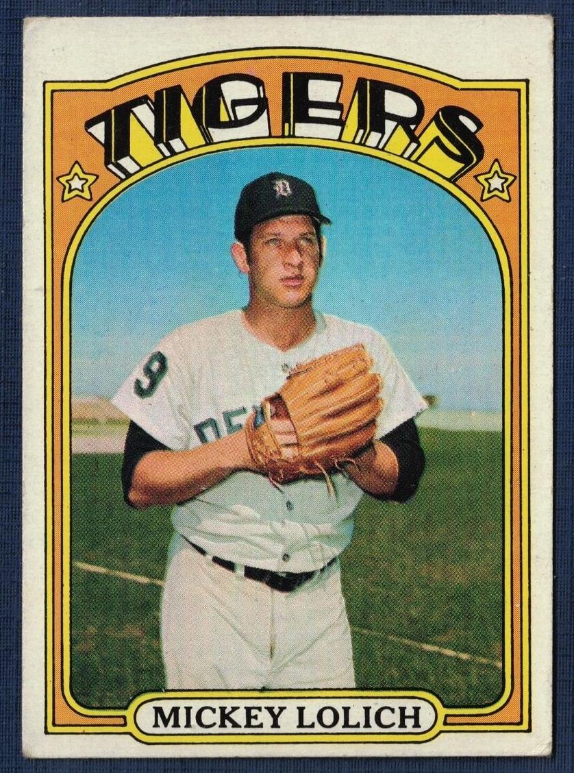 1972 Topps Mickey Lolich #450 card