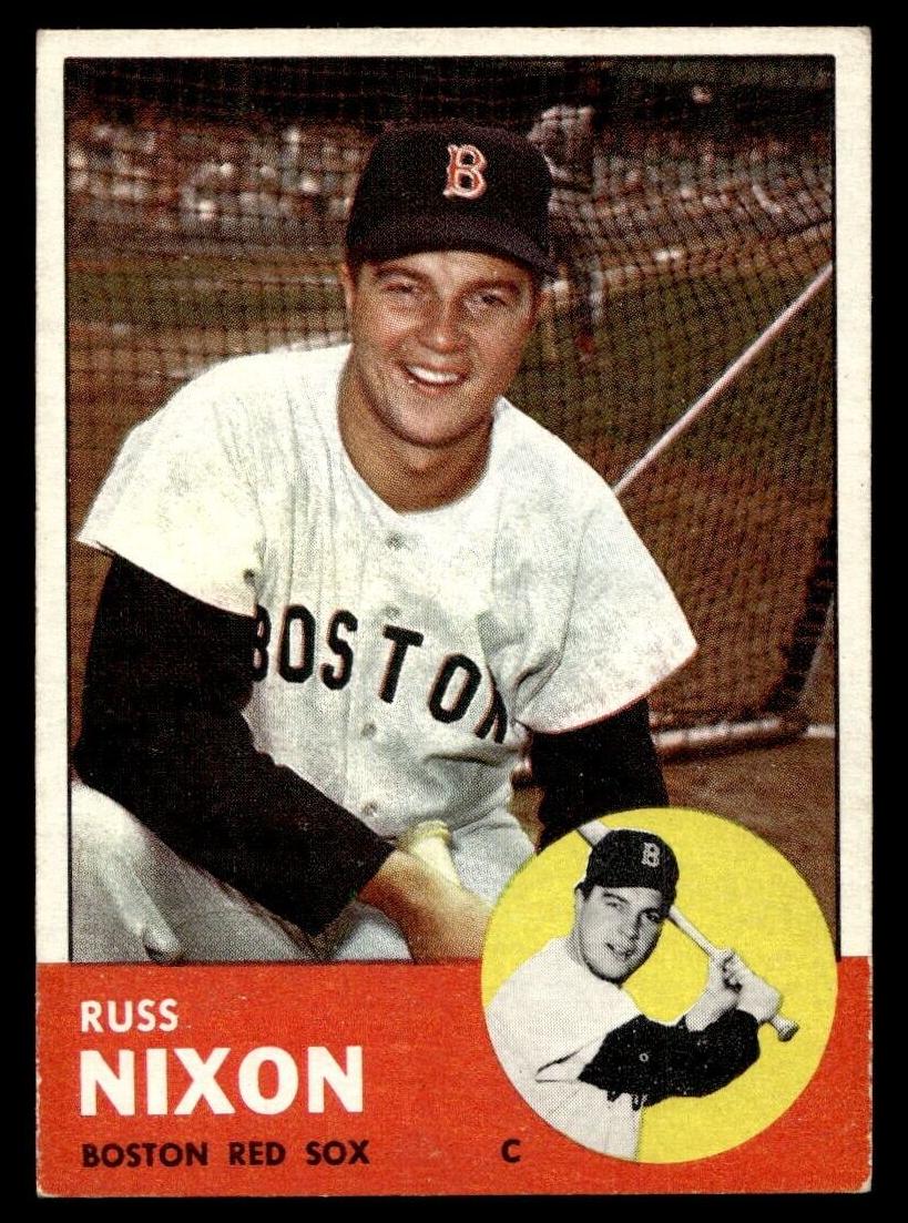 1963 Topps Russ Nixon #168 card