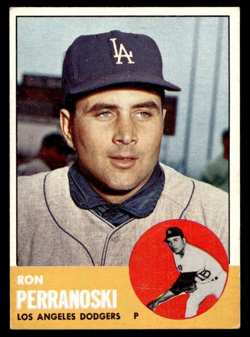 1963 Topps Ron Perranoski #403 card