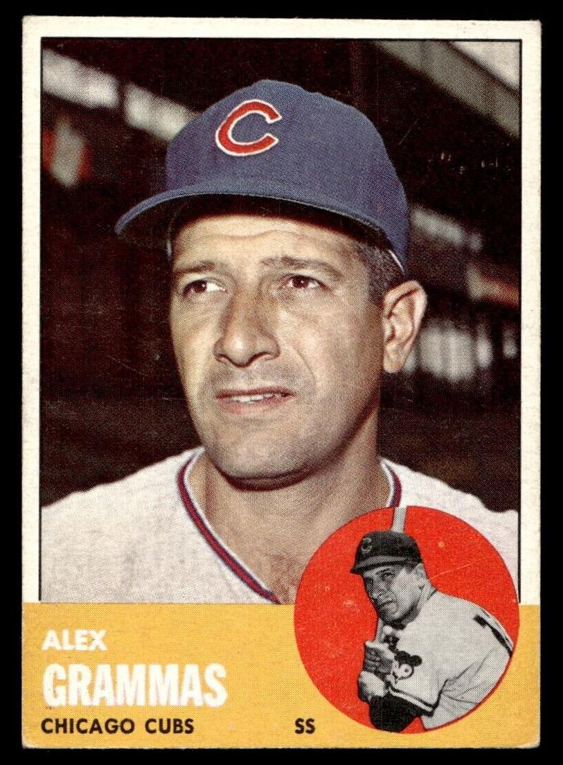 1963 Topps Alex Grammas #416 card