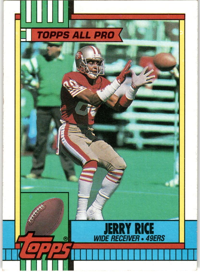 Jerry Rice 1990 Topps Football